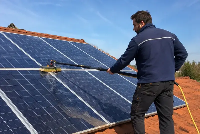 Nettoyage et entretien de panneaux solaires à Limersheim